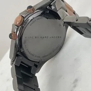 Marc by Marc Jacobs Chronograph Grey Dial Two-tone Watch Marc Jacobs Marc Chronograph Grey Dial Two Tone Steel Strap  main image 4